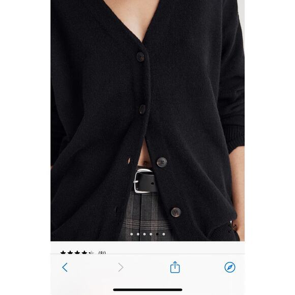 Madewell V-Neck Relaxed Cardigan - Picture 5 of 10